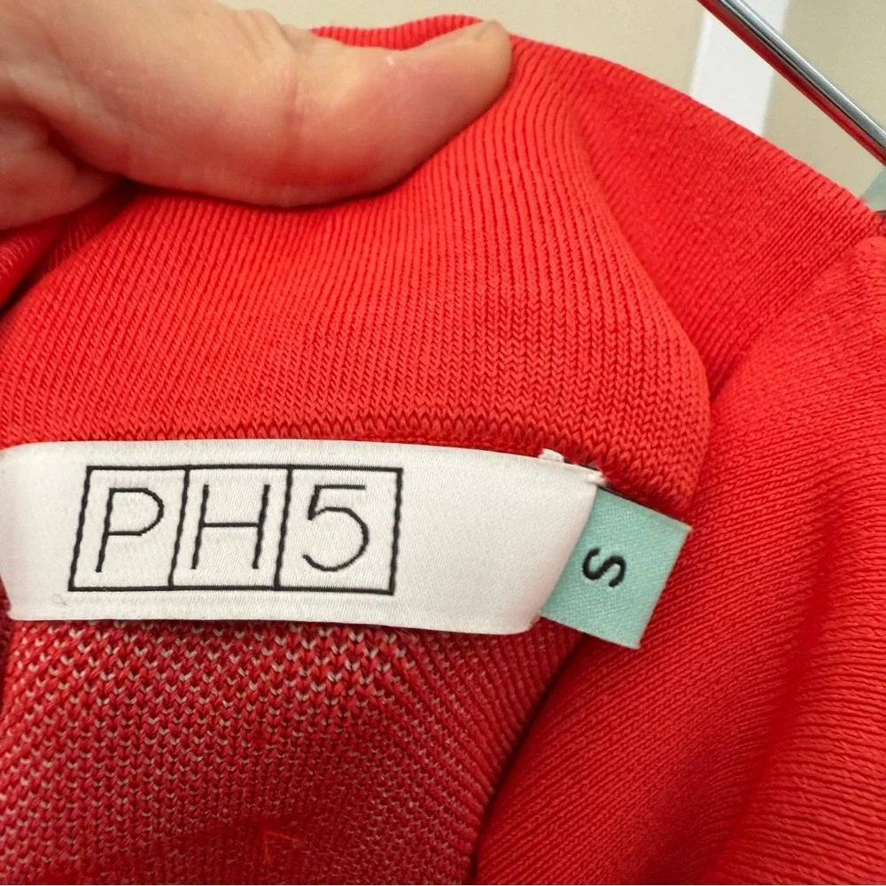 PH5 Red and White Cropped Knit Tank Top and skirt SET - Picture 8 of 9